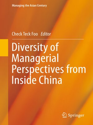 cover image of Diversity of Managerial Perspectives from Inside China